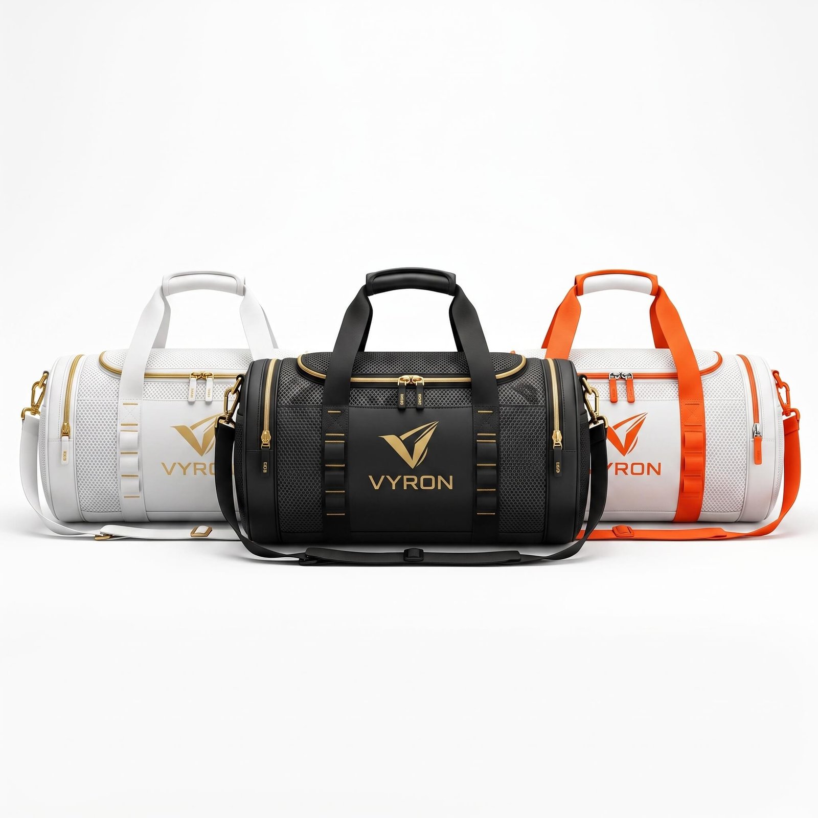 VYRON ECHELON ONYX ECOSYSTEM Unser umfassendes Taschenportfolio, das die Haltung Ihres Teams vom Spielfeld auf die Reiserouten überträgt, erfüllt alle Anforderungen für Auswärtsspiele und das Training mit absoluter Präzision. Von Rollkoffern über ergonomische Rucksäcke, geräumige Trainingstaschen, praktische Sportbeutel (Gym Sacks) bis hin zu vielseitigen Tragetaschen vereint dieses breite Sortiment Schweizer Designcodes mit Langlebigkeit und Funktionalität. Fügen Sie diese als Set erhältliche Premium-Transportgruppe, die vollständig mit Ihren Vereinsfarben und Ihrem Logo personalisiert werden kann, Ihrer Angebotsliste hinzu und machen Sie Ihre professionelle Vereinsidentität auf jeder Reise spürbar.