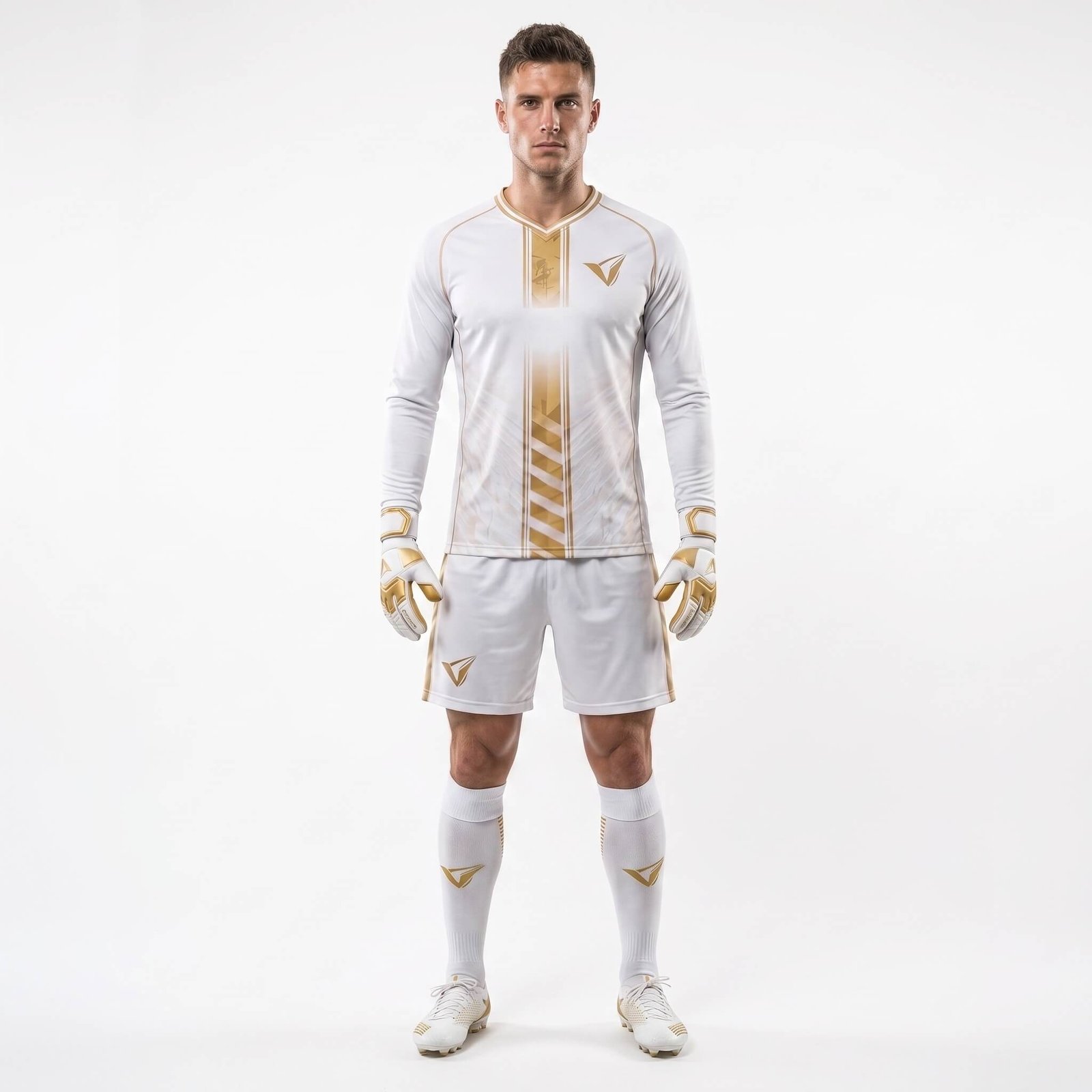 Apex Goalkeeper Serie Unser nach Schweizer Ingenieurskunst entwickeltes Textilportfolio trägt die Vision Ihres Vereins in jeden Bereich des Spielfelds. Mit einer Größenauswahl von S bis 2XL und Optionen für Standard-, Technik- oder Jacquard-Stoffe bauen wir eine vollständige, maßgeschneiderte Identität für Ihr Team auf.