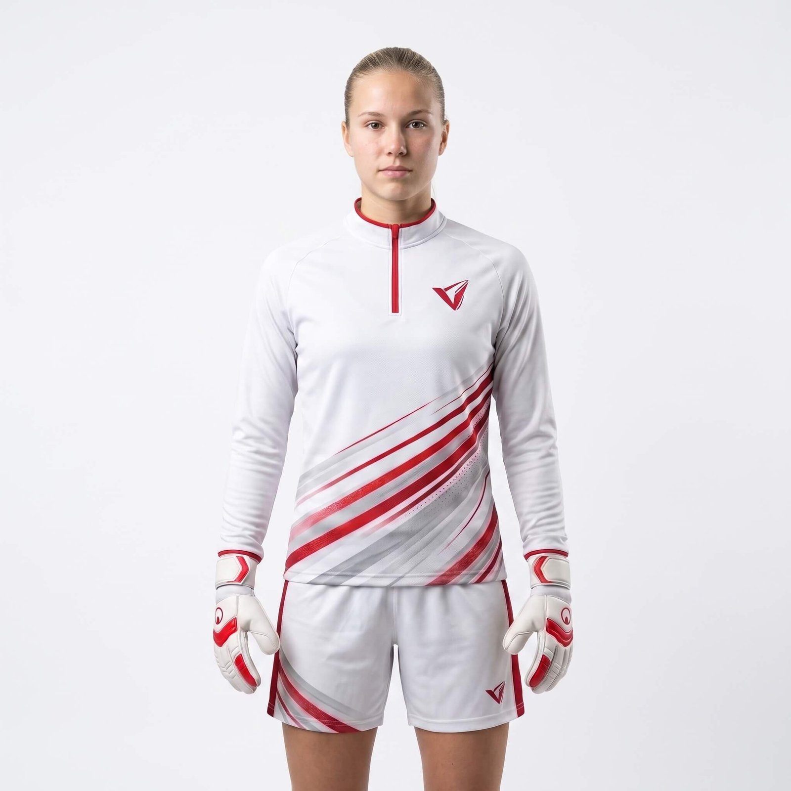 Kinetic Goalkeeper Serie Unser nach Schweizer Ingenieurskunst entwickeltes Textilportfolio trägt die Vision Ihres Vereins in jeden Bereich des Spielfelds. Mit einer Größenauswahl von S bis 2XL und Optionen für Standard-, Technik- oder Jacquard-Stoffe bauen wir eine vollständige, maßgeschneiderte Identität für Ihr Team auf.