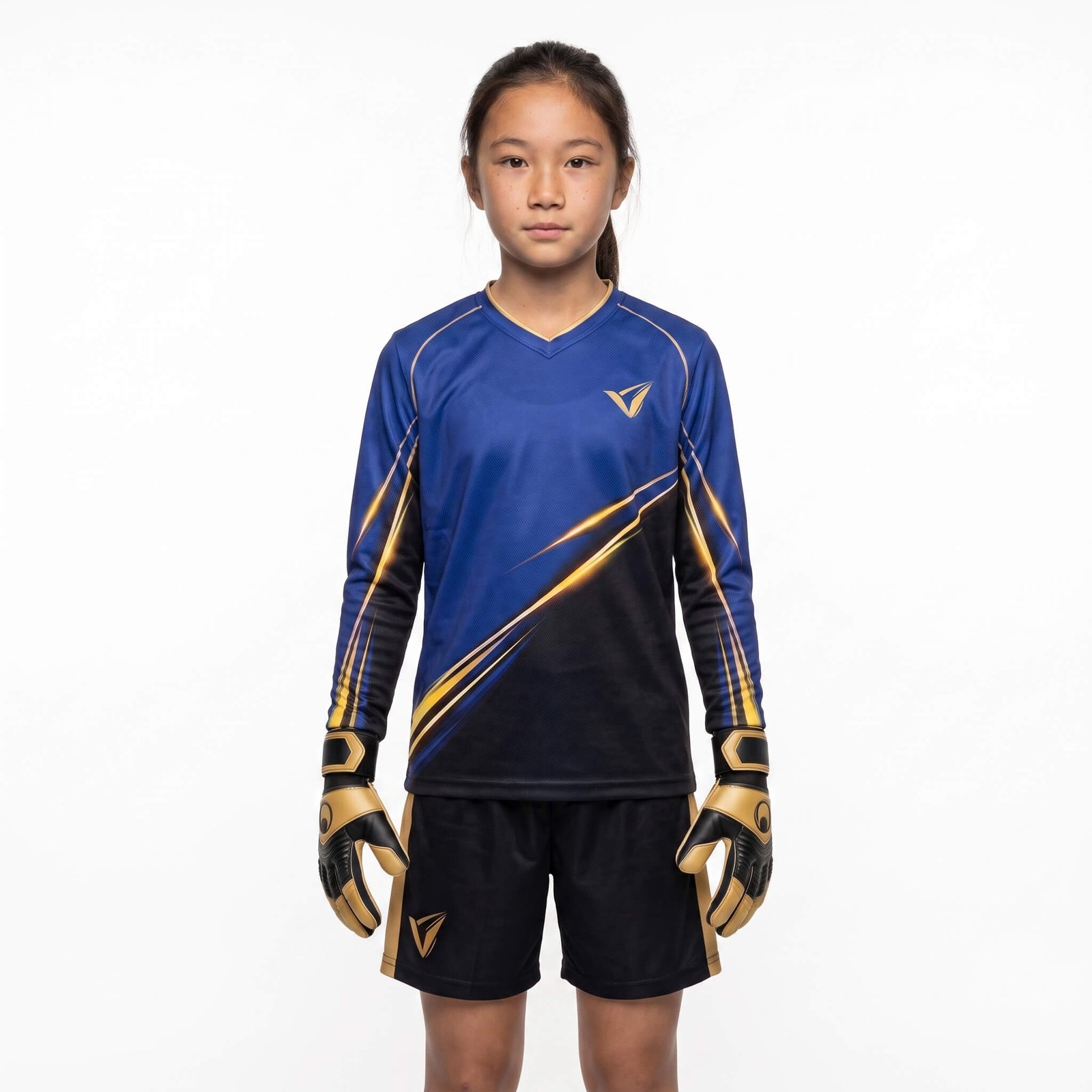 Quantum Goalkeeper Serie Unser nach Schweizer Ingenieurskunst entwickeltes Textilportfolio trägt die Vision Ihres Vereins in jeden Bereich des Spielfelds. Mit einer Größenauswahl von S bis 2XL und Optionen für Standard-, Technik- oder Jacquard-Stoffe bauen wir eine vollständige, maßgeschneiderte Identität für Ihr Team auf.