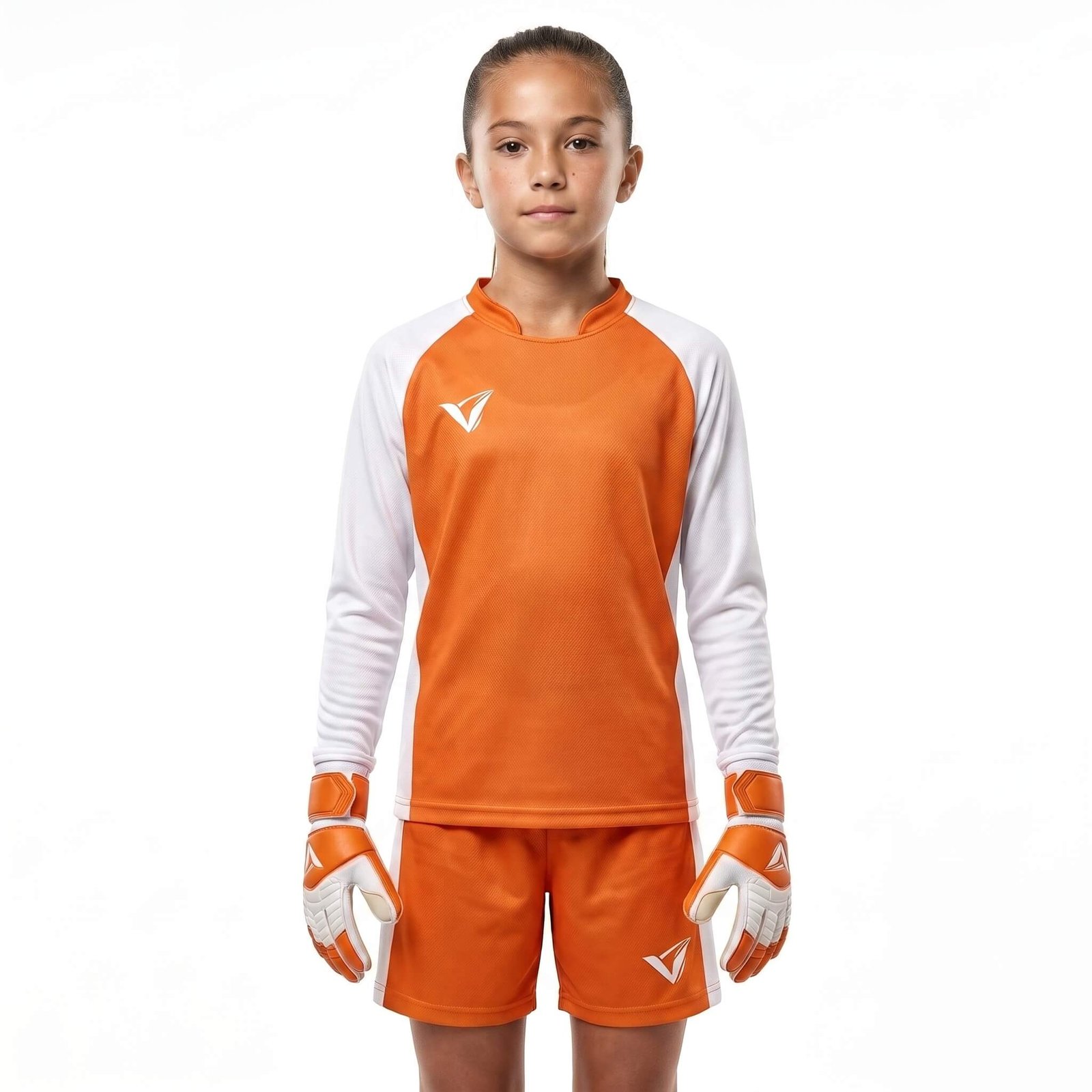 Velocity Goalkeeper Serie Unser nach Schweizer Ingenieurskunst entwickeltes Textilportfolio trägt die Vision Ihres Vereins in jeden Bereich des Spielfelds. Mit einer Größenauswahl von S bis 2XL und Optionen für Standard-, Technik- oder Jacquard-Stoffe bauen wir eine vollständige, maßgeschneiderte Identität für Ihr Team auf.